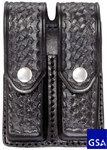 Leather Double Magazine Holder